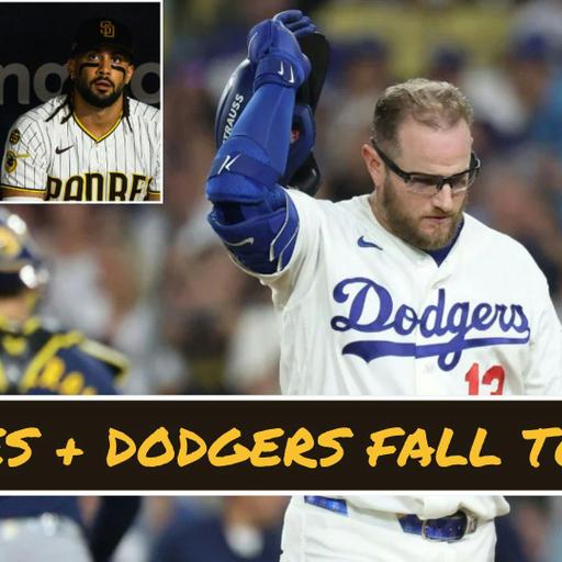Padres fan reacts to Dodgers getting swept by Brewers in NLCS
