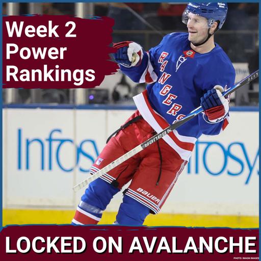 Week 2 NHL Power Rankings