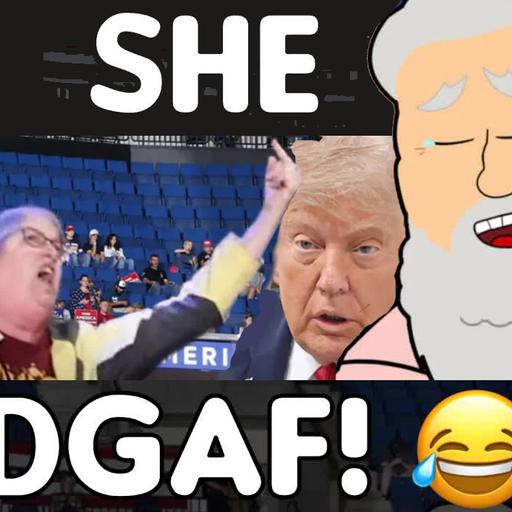 Bless This Woman For FLIPPING Trump The DOUBLE BIRD