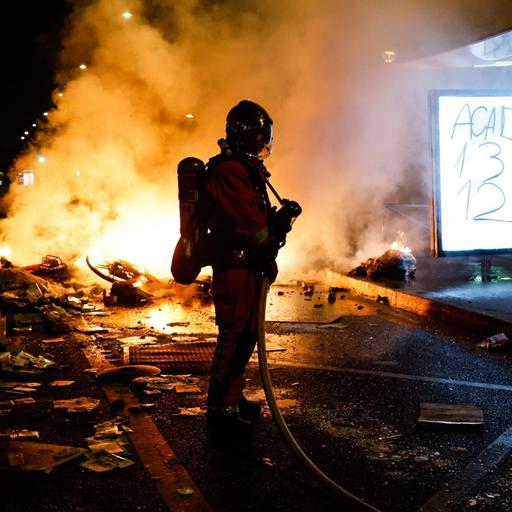 How will violent unrest influence France's election?