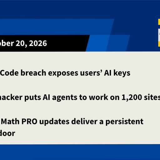 OpenCode keys exposed, AI agents raid websites, Rank Math backdoor