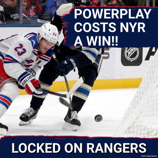 BRUTAL: J.T. Miller, Pavel Dorofeyev, Rangers powerplay all SCUFFLING! Rangers fall 1-0 to Jackets in overtime!!