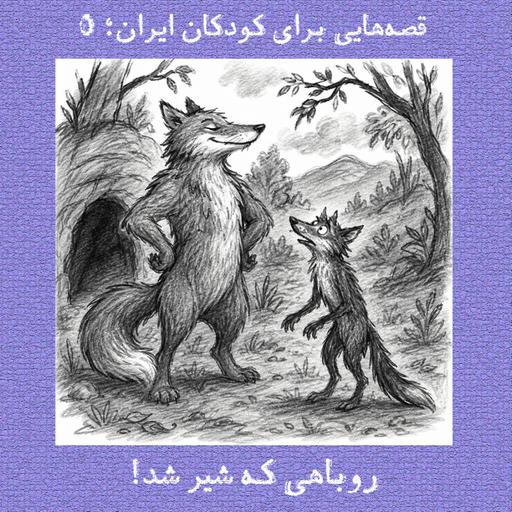 روباهی که شیر شد!