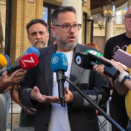El portavoz de Adelante Andalucía: "El miedo atroz que tienen el PP y Vox a que se le inspeccionen las cuentas"