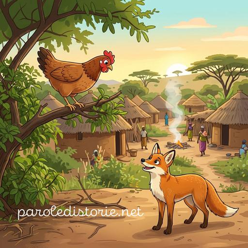 La gallina e la volpe. Una fiaba dalla tradizione orale africana