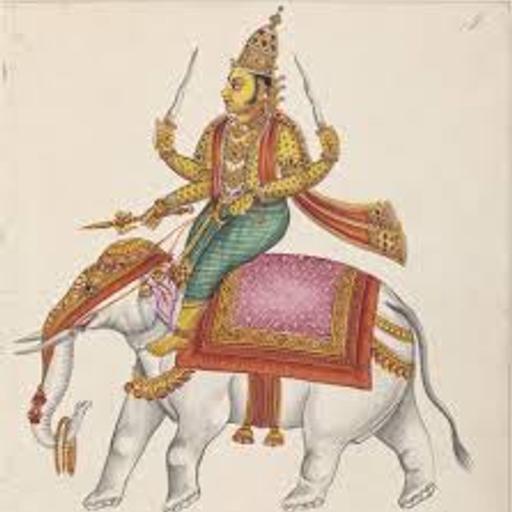 Buddha and Indra