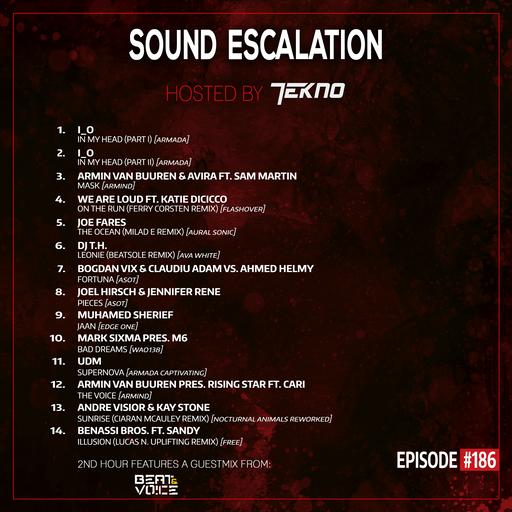 TEKNO pres. Sound Escalation 186 with Beat and Voice
