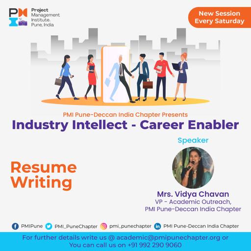 PMI Pune Deccan India Chapter Career Enabler- Episode-01: Resume Writing