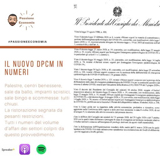 Il nuovo DPCM in numeri