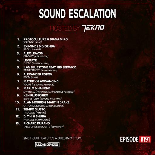 TEKNO pres. Sound Escalation 191 with Lucas Deyong