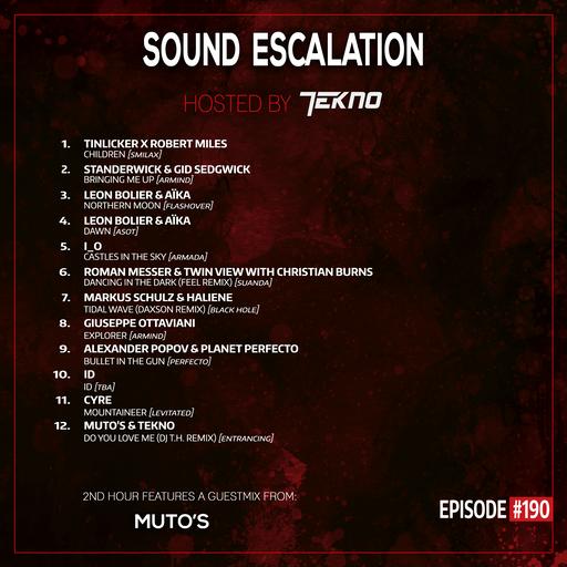 TEKNO pres. Sound Escalation 190 with Muto'S