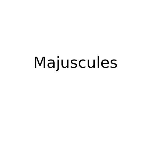 Majuscules