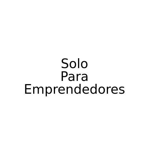 Solo Para Emprendedores