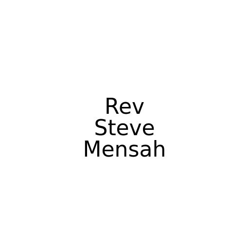 Rev Steve Mensah