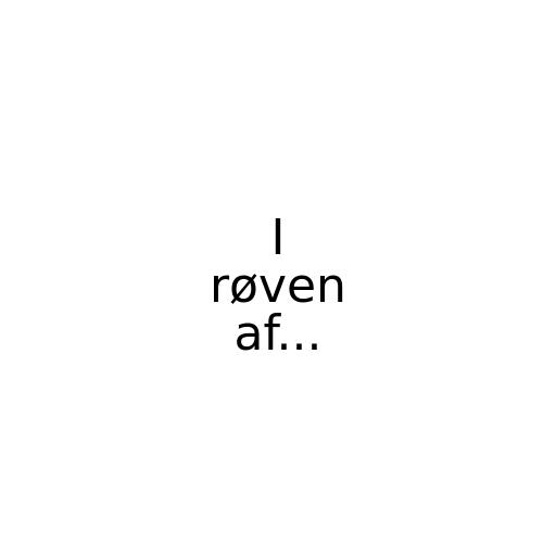 I røven af...