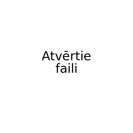 Atvērtie faili
