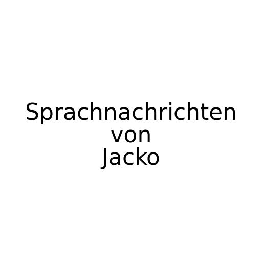Sprachnachrichten von Jacko